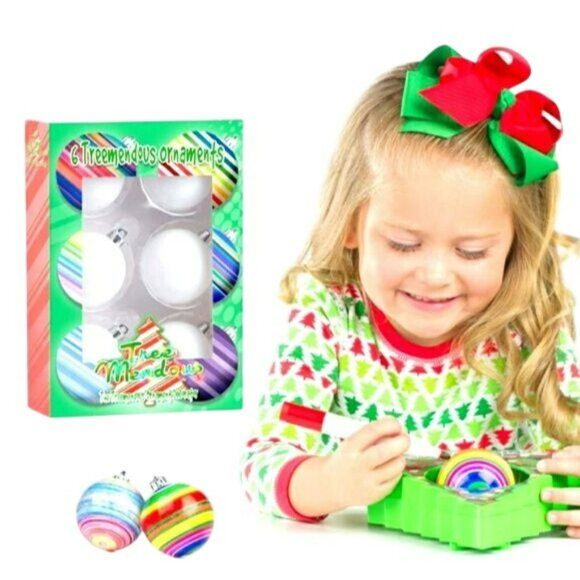 Tree Mendous Christmas Ornament Decorator Craft Kit and 6 Piece Refill Kit NWT - Picture 9 of 12